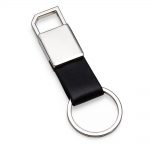 Chaveiro Metal com Couro